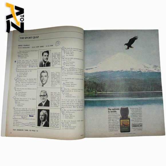 June 1969 SPORT Magazine Ted Williams Washington Senators - Picture 8 of 9